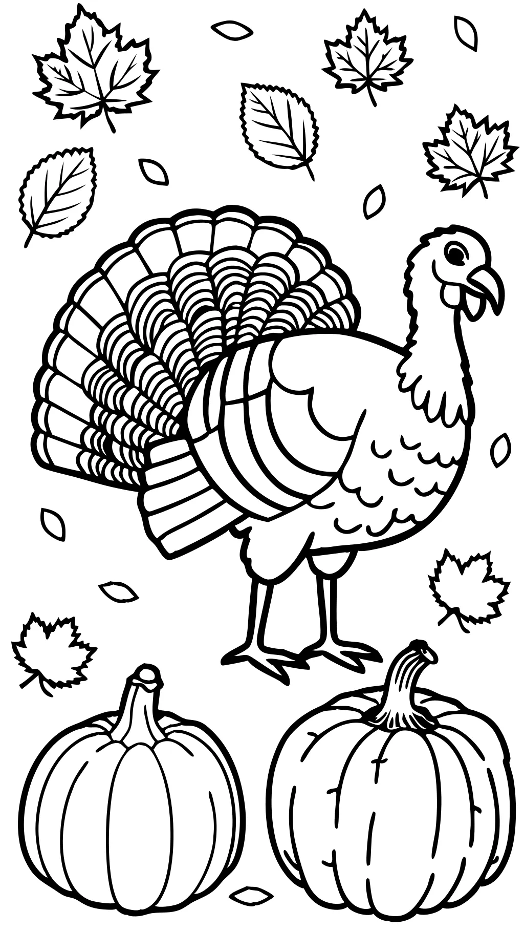 realistic turkey coloring pages